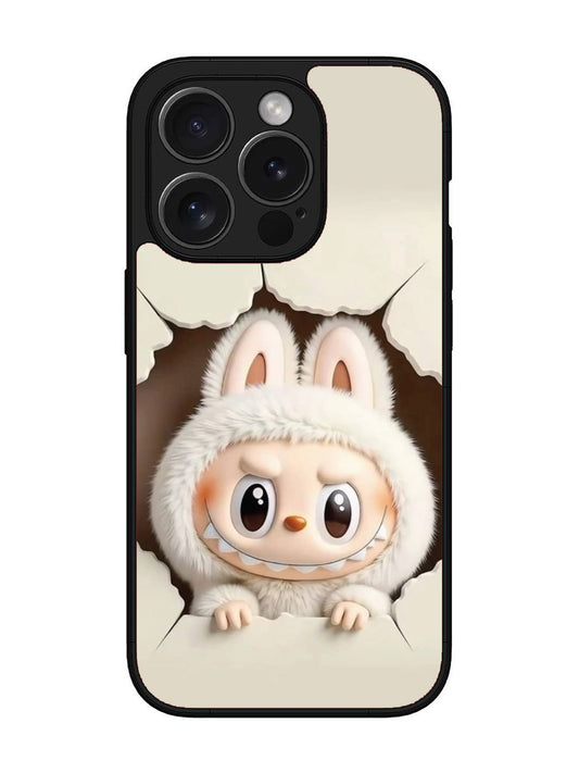 iPhone 15 Pro Max Labubu from Cracked Wall