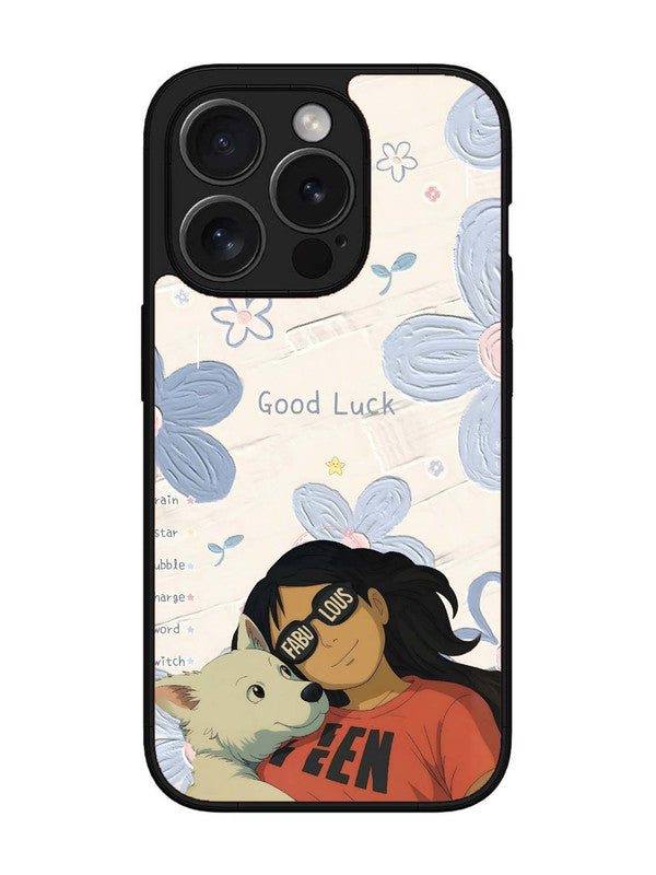 iPhone 15 Pro Max | 2D Metal | Fabulous and Good Luck | IP-15PM-424