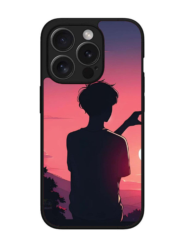 iPhone 15 Pro Max Love Heart with Hand Boy
