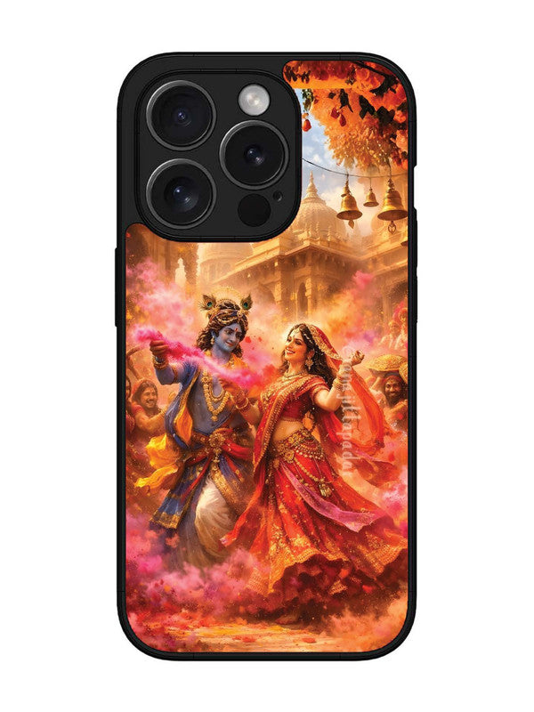 iPhone 15 Pro Max Radha Krishna Playing Holi