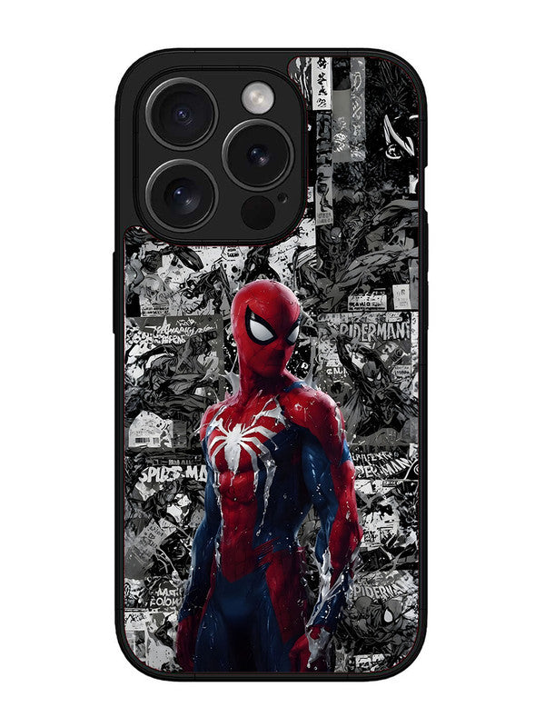 iPhone 15 Pro Max Spiderman Highlighted on News Paper