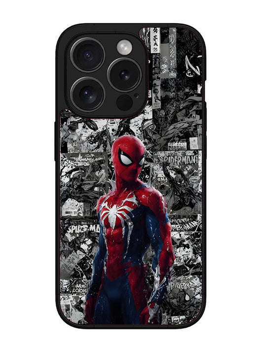 iPhone 15 Pro Max Spiderman Highlighted on News Paper