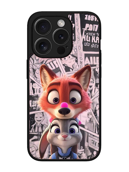 iPhone 15 Pro Max Cute Nick wilde and judy hopps 2