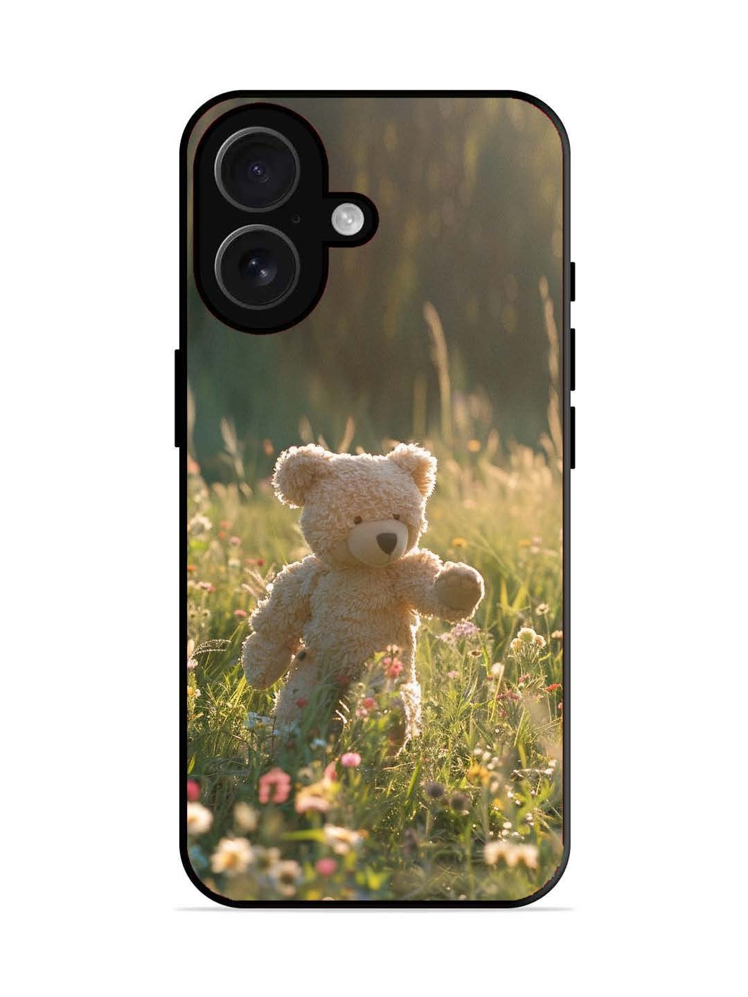iPhone 16 Teddy Bear Outdoors