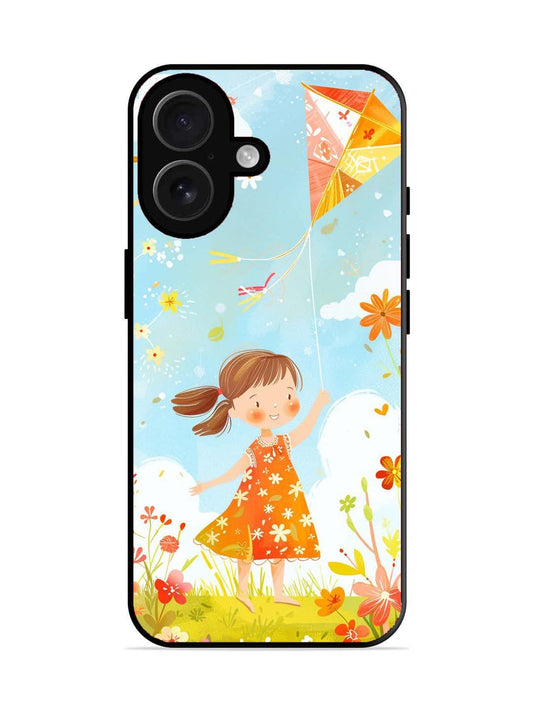 iPhone 16 Little Girl Kite Flying