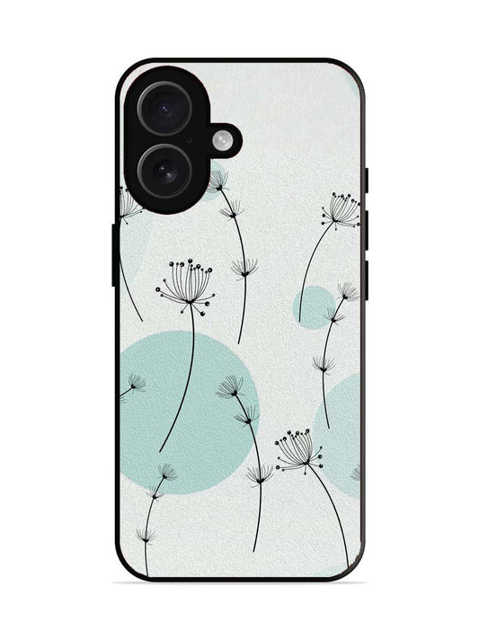 iPhone 16 Soft Focus Floral Silhouette