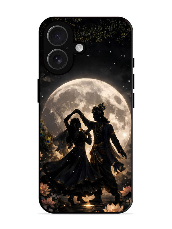 iPhone 16 | 2D Metal | Where Souls Meet - Radha & Krishna | IP-16-452