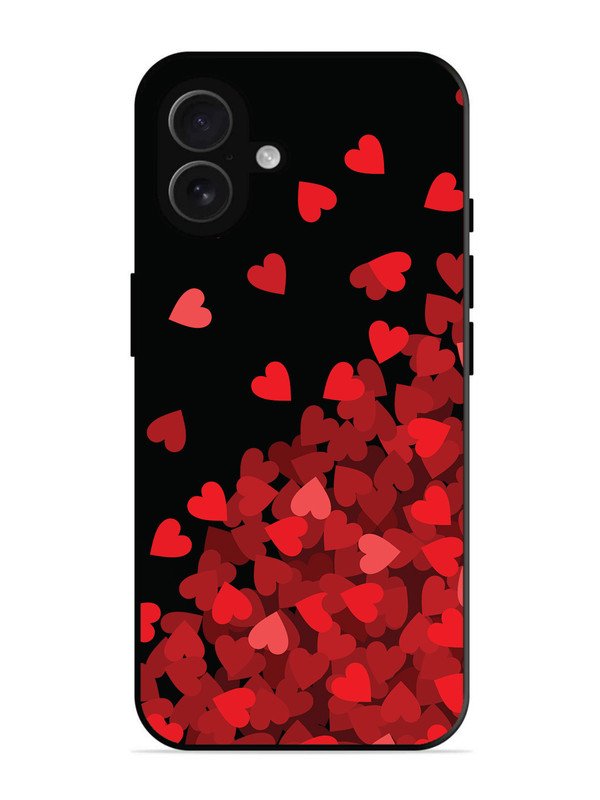 iPhone 16 Plus Red Hearts