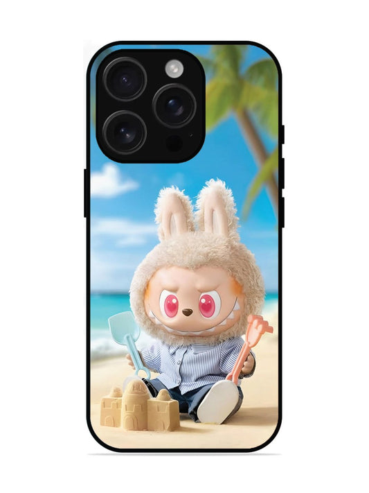 iPhone 16 pro Labubu at the Beach