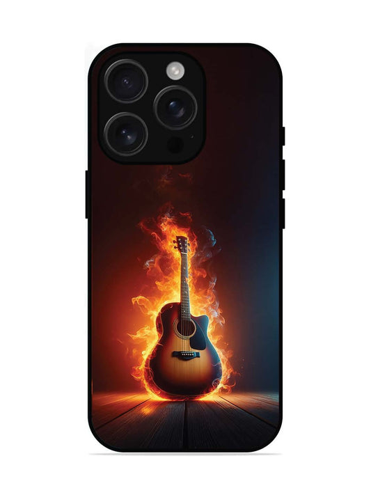 iPhone 16 pro Fire Acoustic Guitar Stage Passion