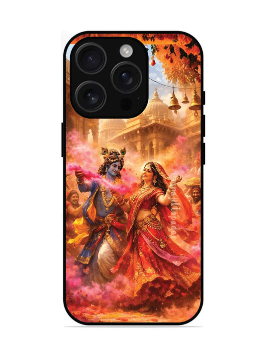 iPhone 16 Pro Radha Krishna Playing Holi