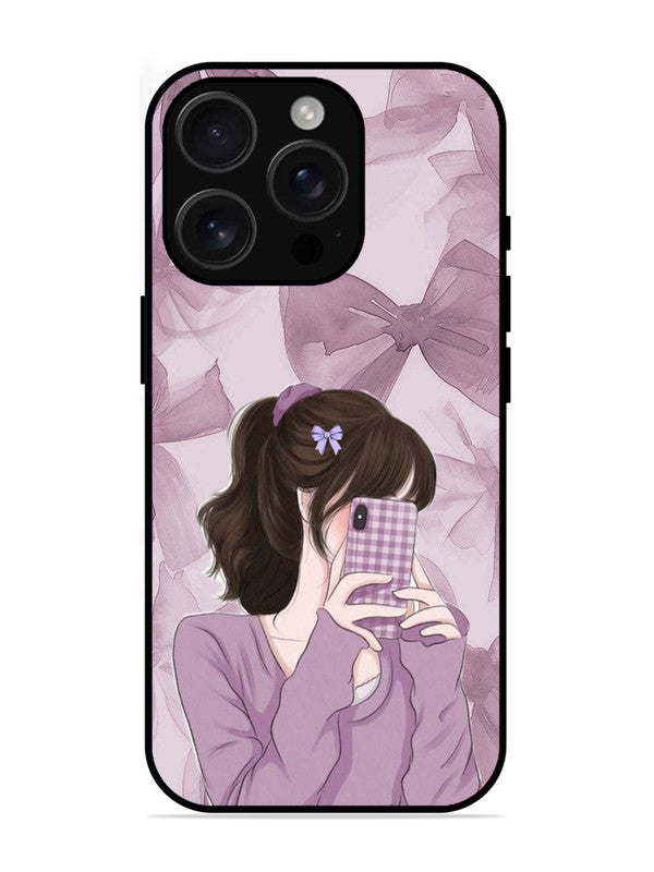 iPhone 16 Pro Pinky Girl taking selfie