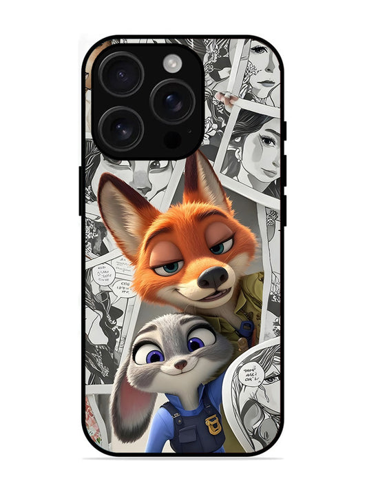 iPhone 16 Pro Cute Nick wilde and judy hopps