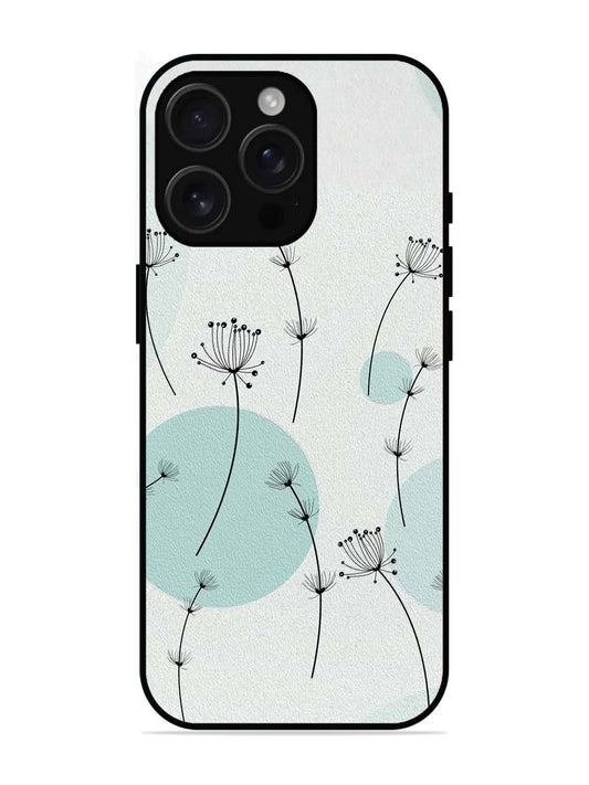 iPhone 16 pro max Soft Focus Floral Silhouette