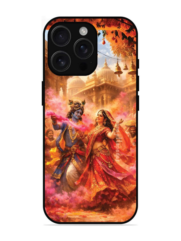 iPhone 16 Pro Max Radha Krishna Playing Holi