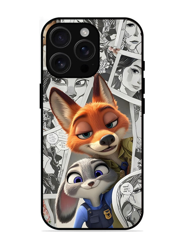 iPhone 16 Pro Max Cute Nick wilde and judy hopps