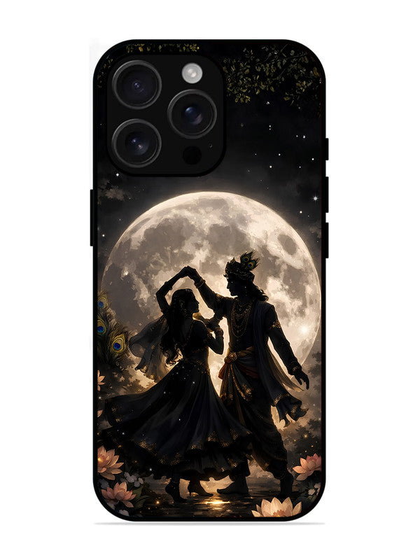 iPhone 16 Pro Max | 2D Metal | Where Souls Meet - Radha & Krishna | IP-16PM-452