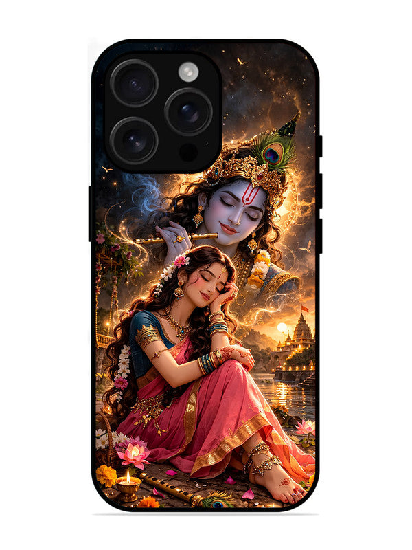 iPhone 16 Pro Max | 2D Metal | Radha thinking of Krishna | IP-16PM-453