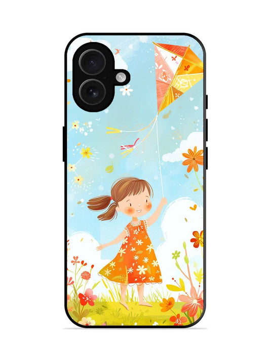 iPhone 16 plus Little Girl Kite Flying