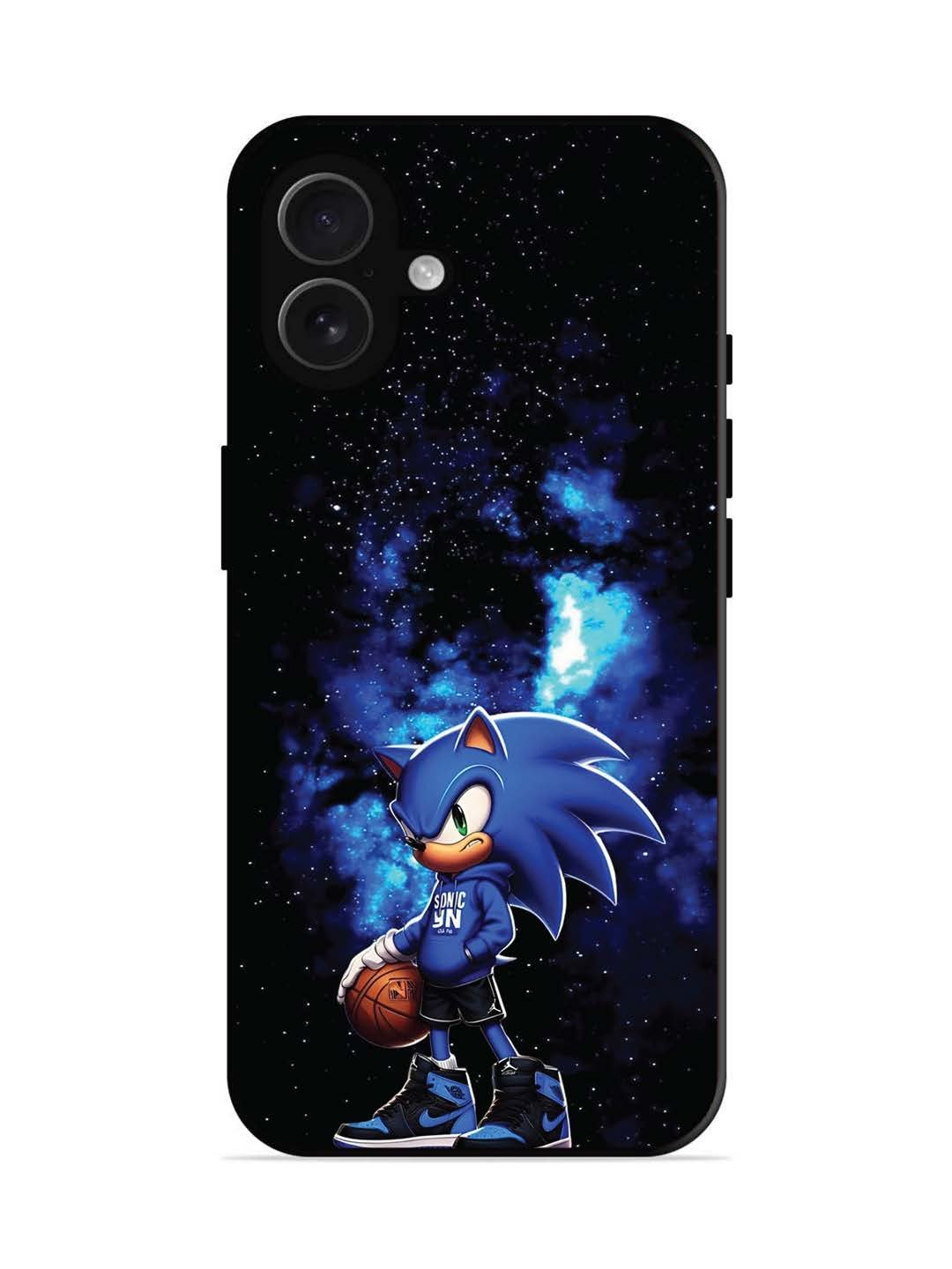 iPhone 16 plus Sonic Hedgehog Drip Sneaker Art