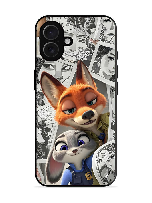 iPhone 16 Plus Cute Nick wilde and judy hopps