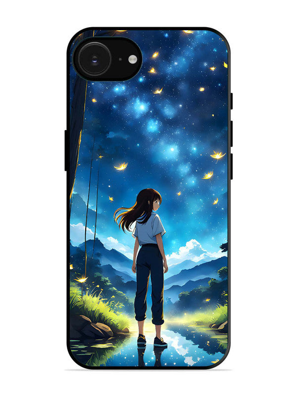 iPhone 16e Girl In Beautiful Forest