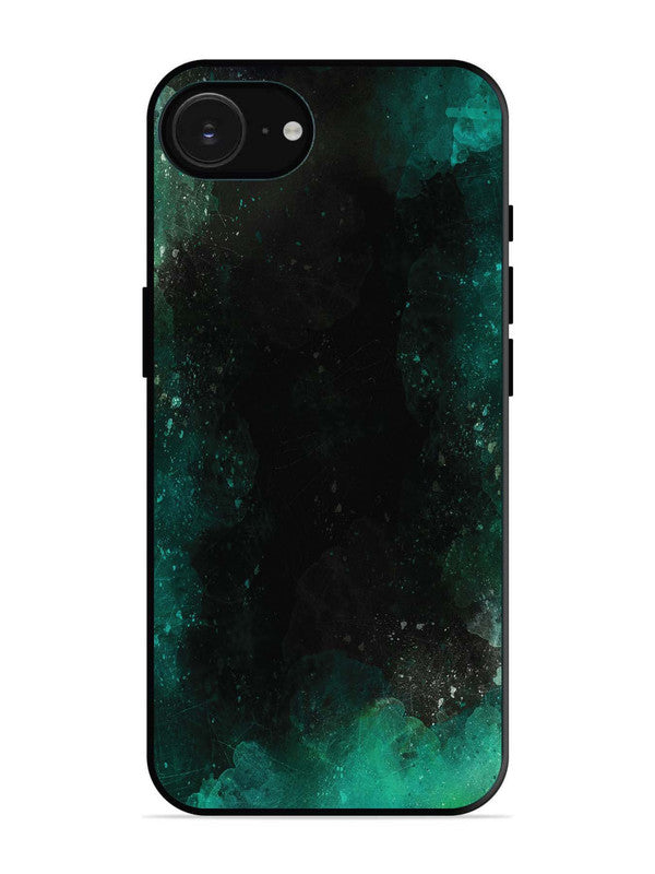 iPhone 16e Dark Black And Green Forest