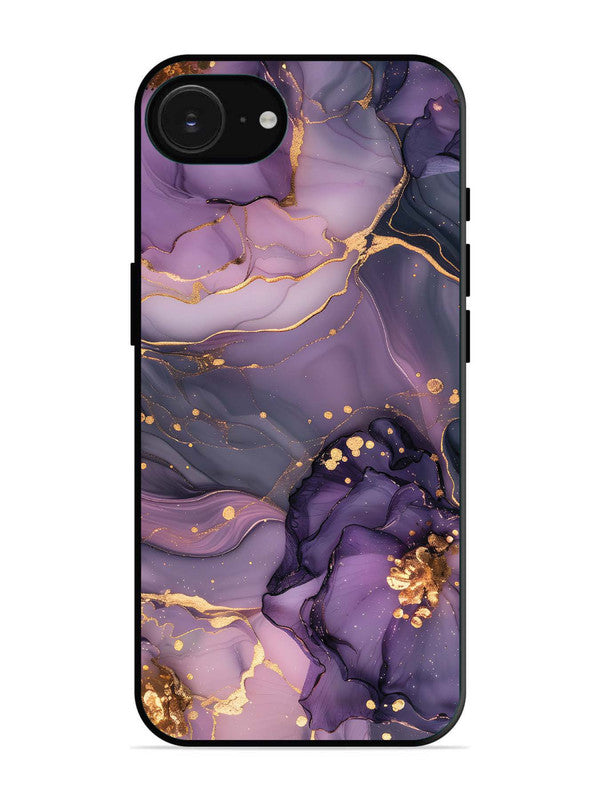 iPhone 16e Royal Orchid Theme Marble