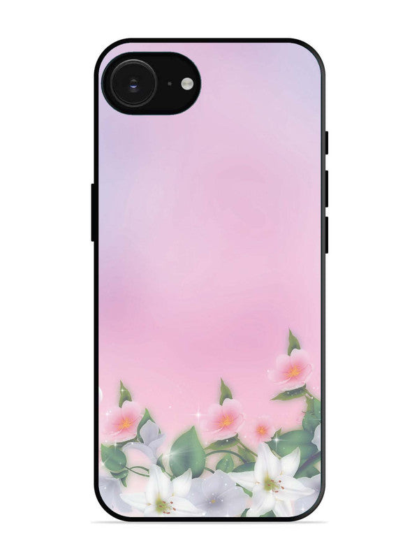 iPhone 16e Pink Floral Elegance