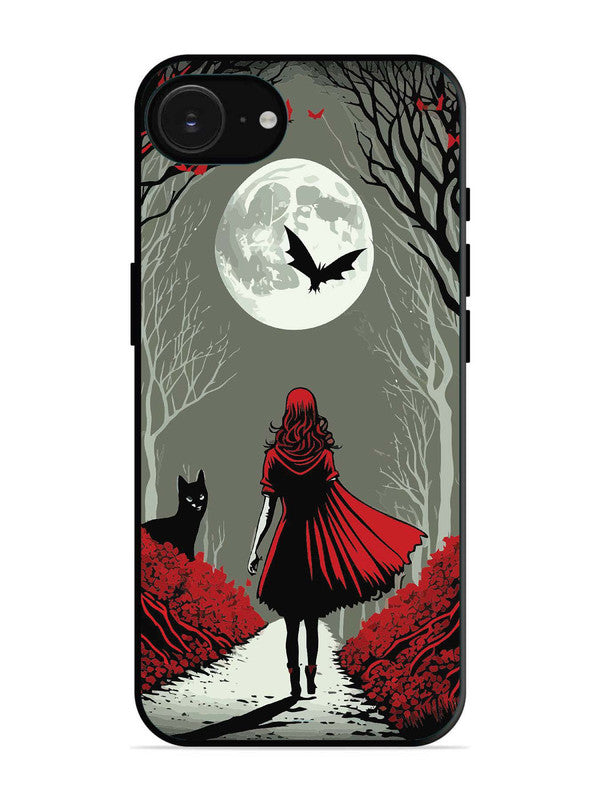iPhone 16e Scarlet Girl in Red Forest