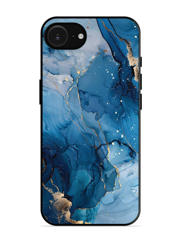 iPhone 16e Oceanic Pattern with Golden Sprinkles