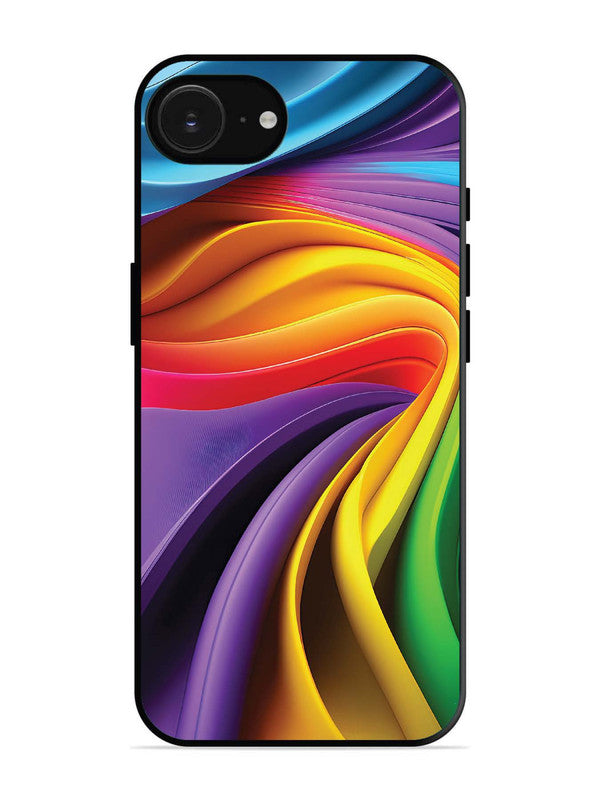 iPhone 16e Rainbow Whirl