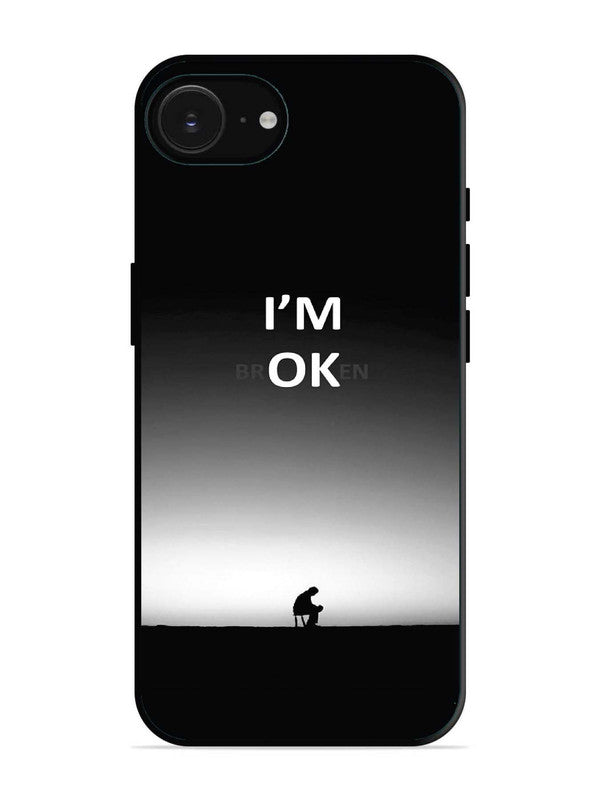 iPhone 16e I'm Broken A man on Chair Alone