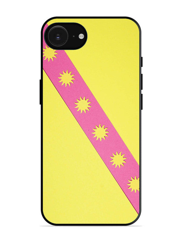 iPhone 16e Pick Strip on Yellow Colour