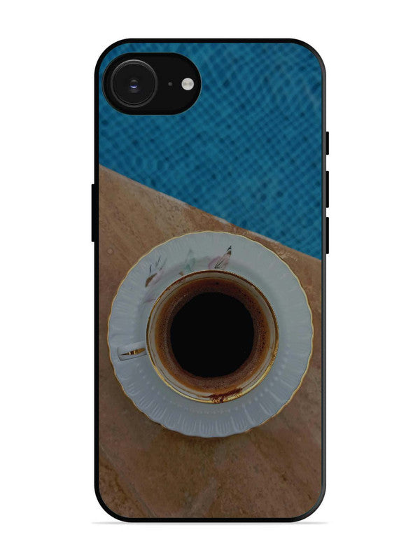 iPhone 16e Black Tea Cup Saucer