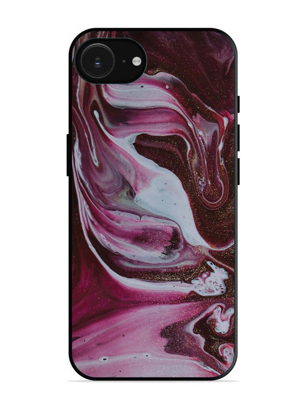 iPhone 16e Pink And Golden Marble