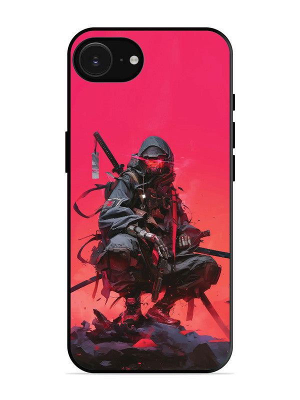 iPhone 16e Cyberpunk Ninja Katana