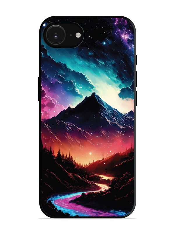 iPhone 16e mountain-valley-Colorful-cloud-at-night