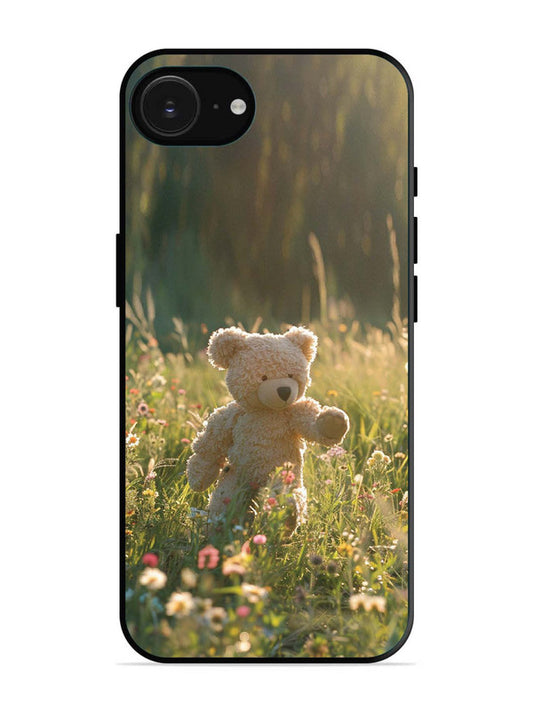 iPhone 16e Teddy Bear Outdoors