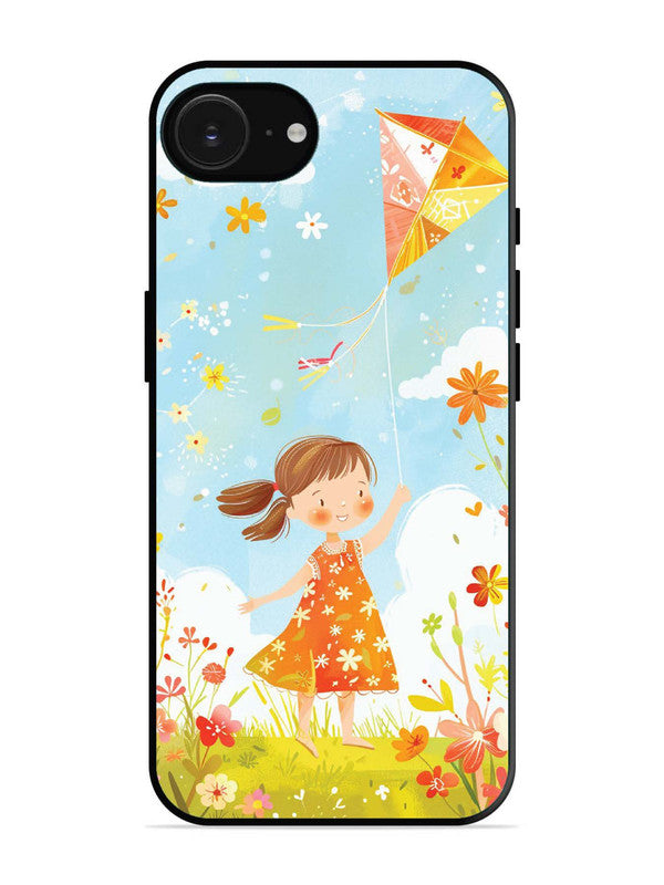 iPhone 16e Little Girl Kite Flying