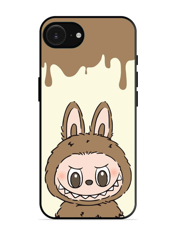iPhone 16e Labubu Closeup Chocolate