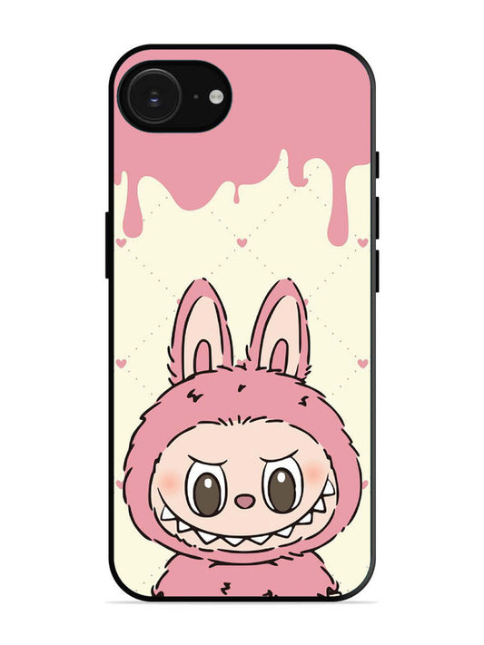 iPhone 16e Labubu Closeup Pink