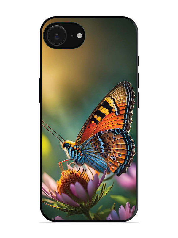 iPhone 16e Golden Hour Monarch Butterfly