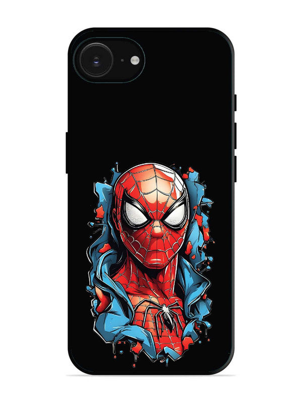 iPhone 16e Spider man street art style