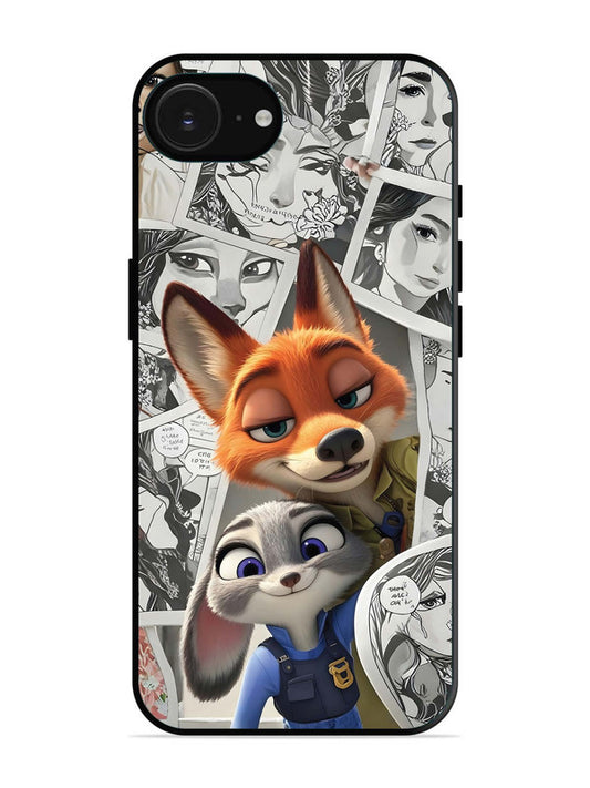 iPhone 16e Cute Nick wilde and judy hopps
