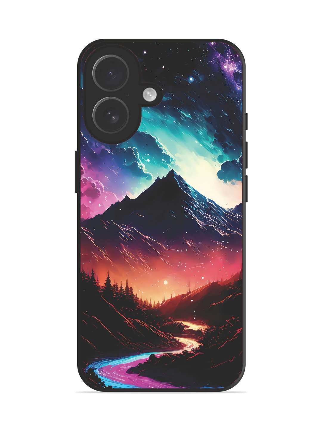 iPhone 17 mountain-valley-Colorful-cloud-at-night