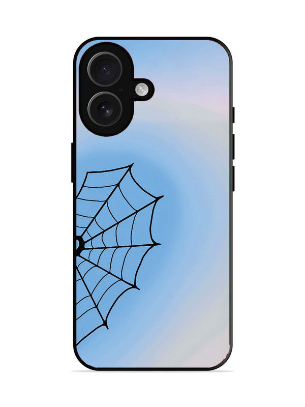 iPhone 17 | 2D Metal | Spider Web Heart for Boys | IP-17-423
