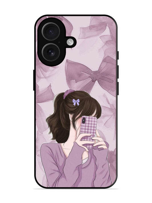 iPhone 17 Pinky Girl taking selfie