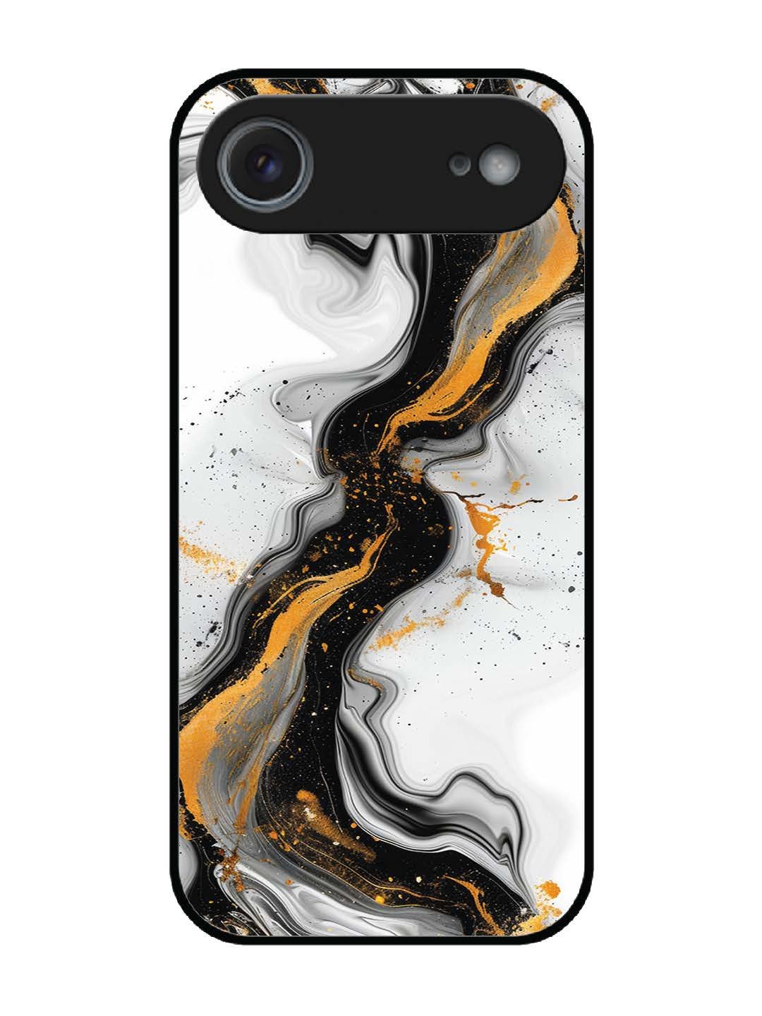 iPhone 17 Air Black And Golden Marble Essence