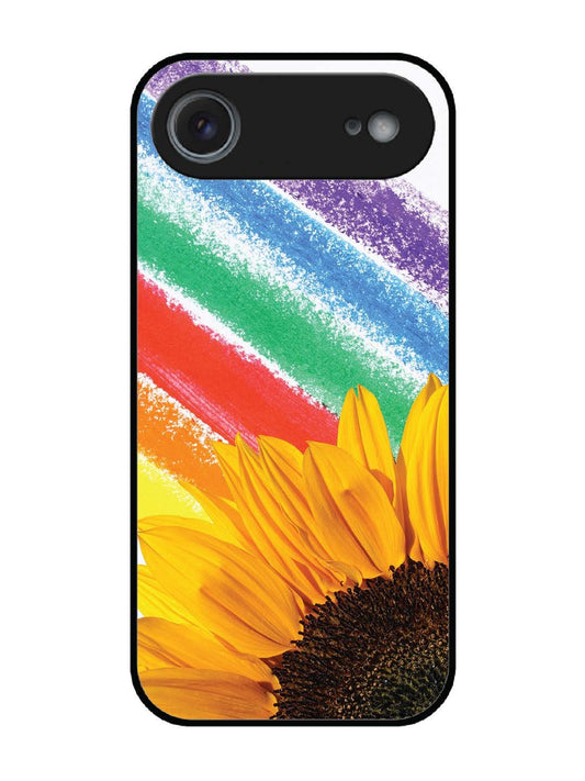 iPhone 17 Air Sunflower on Colourful Lines